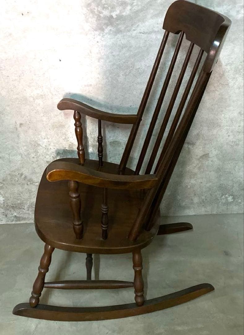 N3287 柏木工　ロッキングチェア　アンティーク