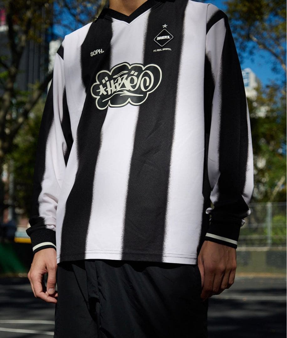 ウェア FCRB ERIC HAZE GAME SHIRT L