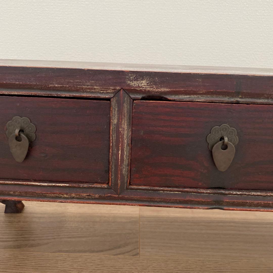 李朝家具　韓国アンティーク家具　机 書案　経床