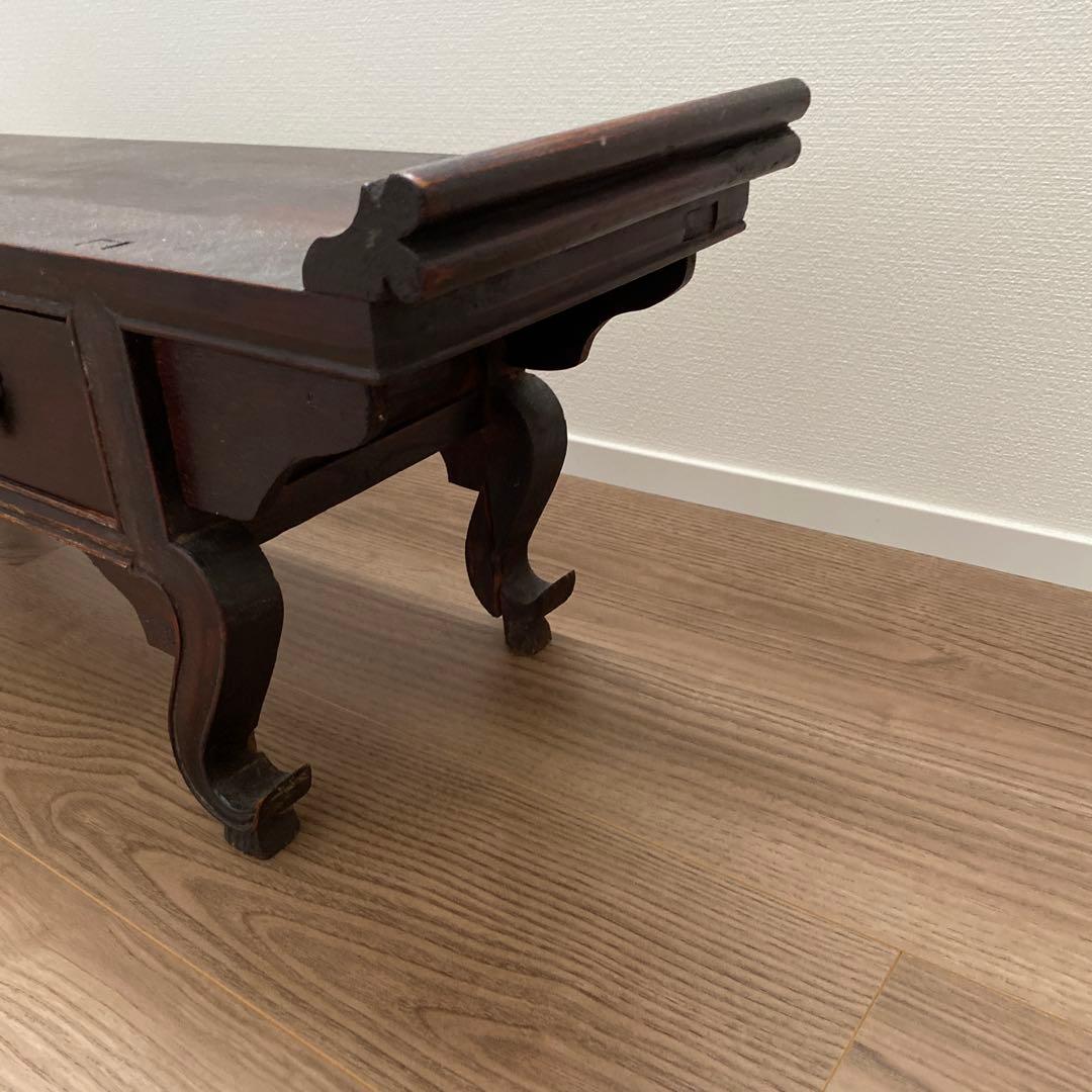 李朝家具　韓国アンティーク家具　机 書案　経床