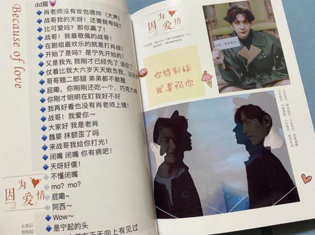 陳情令　博君一肖 【遇见爱情】語録集　肖戦　王一博