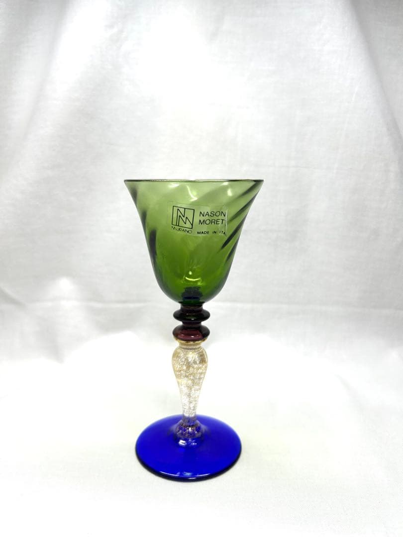 ベネチアングラスNason &Moretti 製ワイングラス