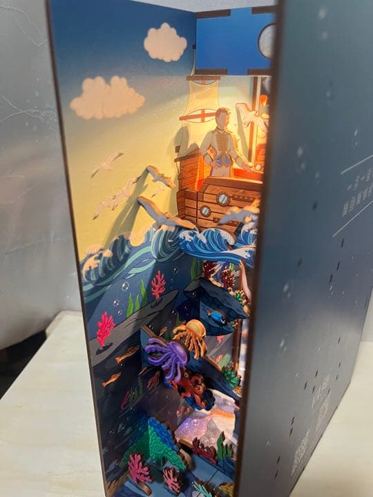 ドールハウス完成品　ブックスタンド　リトルマーメイド