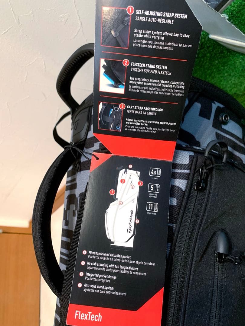 希少　非売品　新品未使用　テーラーメイド　アウディ　スタンド　キャディバッグ