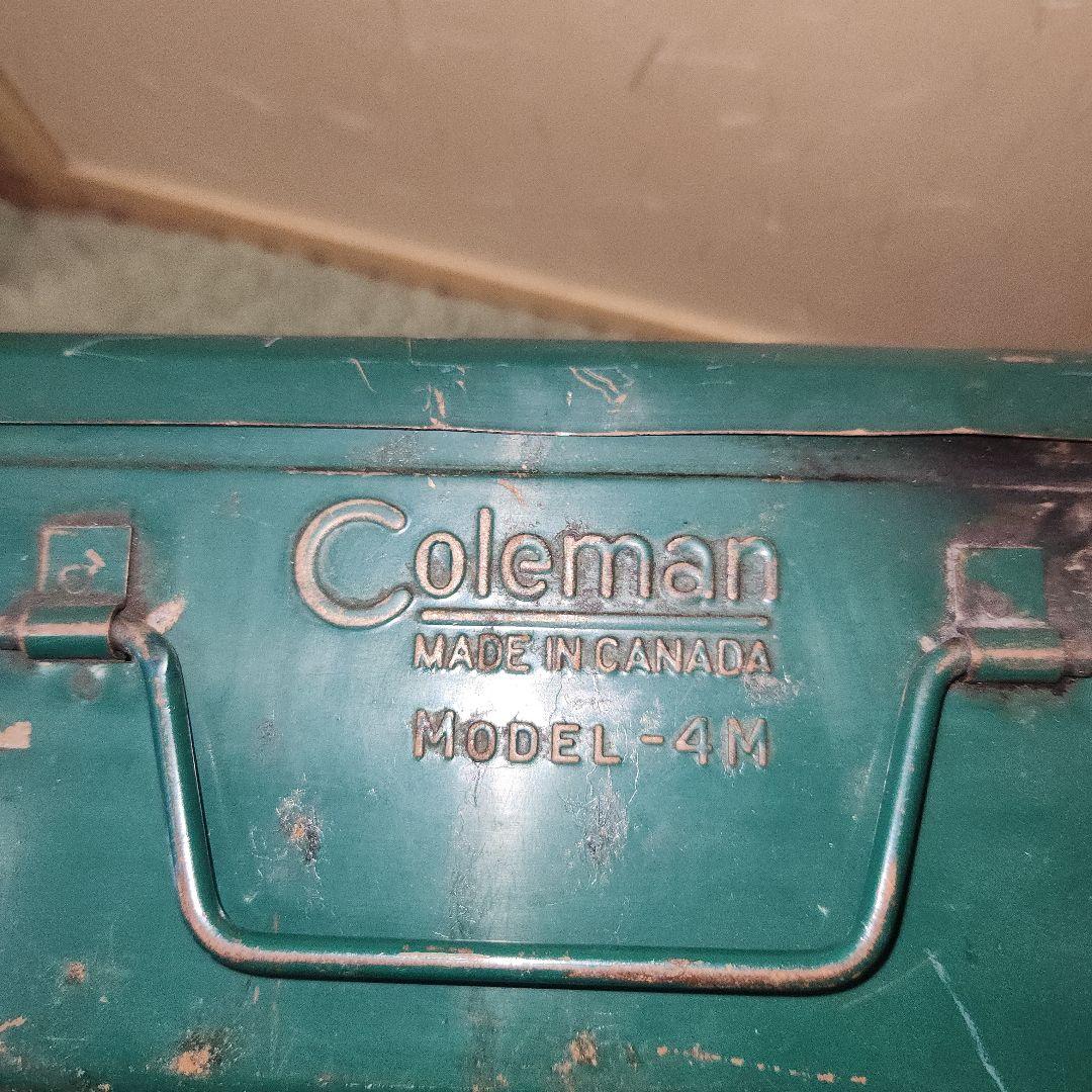 カナダコールマン model-4m ツーバーナーコンロ　ジャンク品
