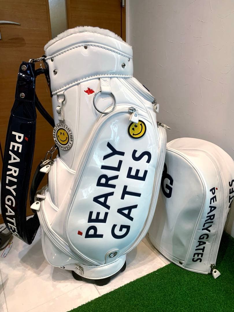 希少　完売　パーリーゲイツ　エナメル　キャディバッグ　メンズ　レディース