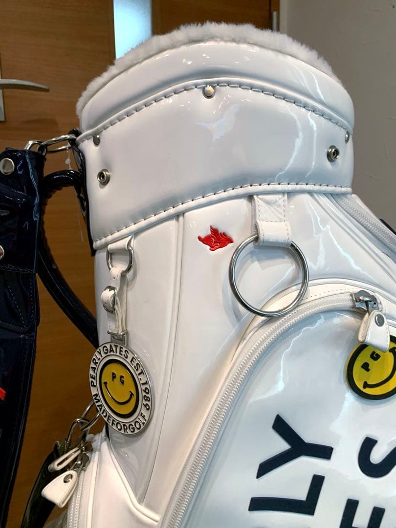 希少　完売　パーリーゲイツ　エナメル　キャディバッグ　メンズ　レディース