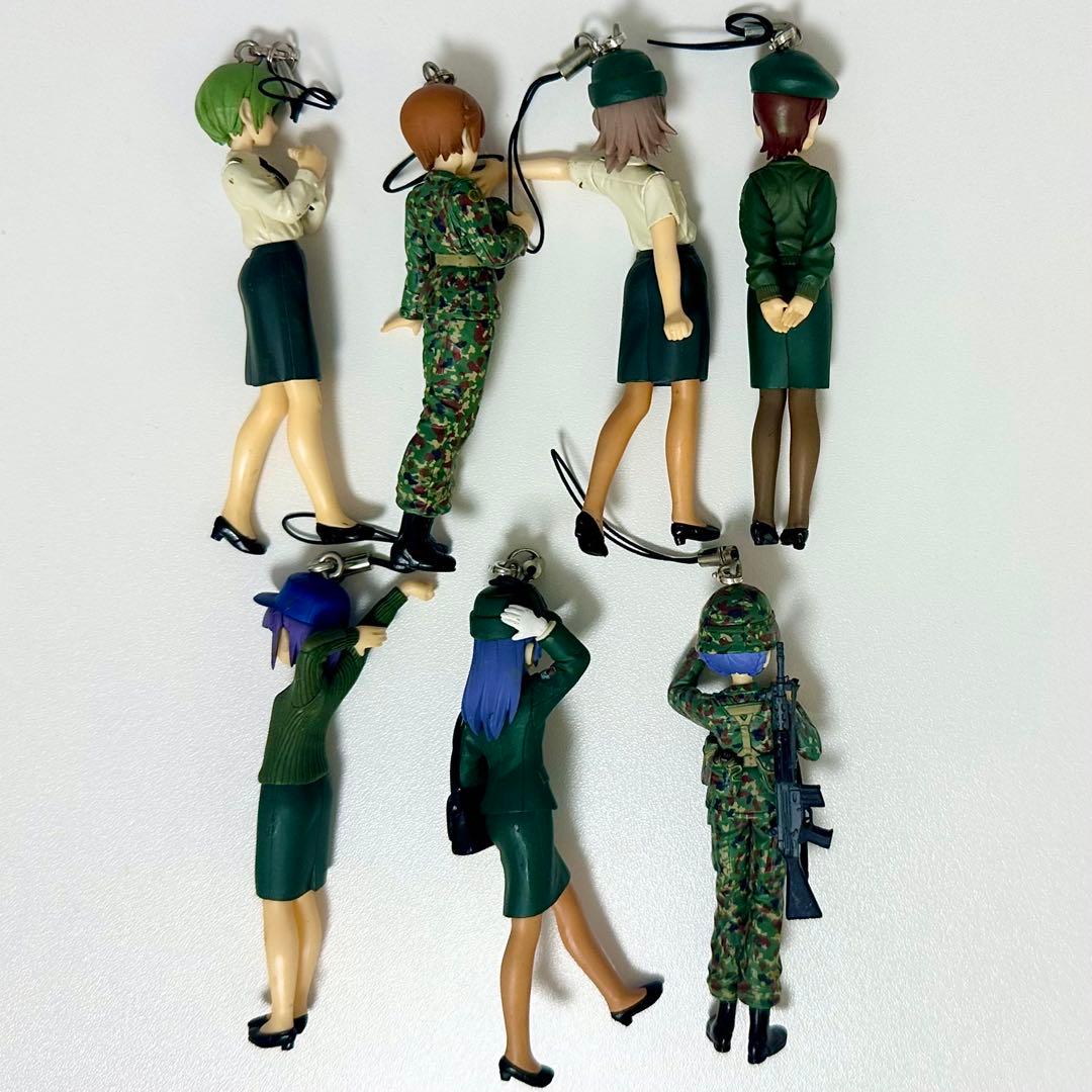 それゆけ女性自衛官 陸上自衛隊 フィギュア ストラップ まとめ売り