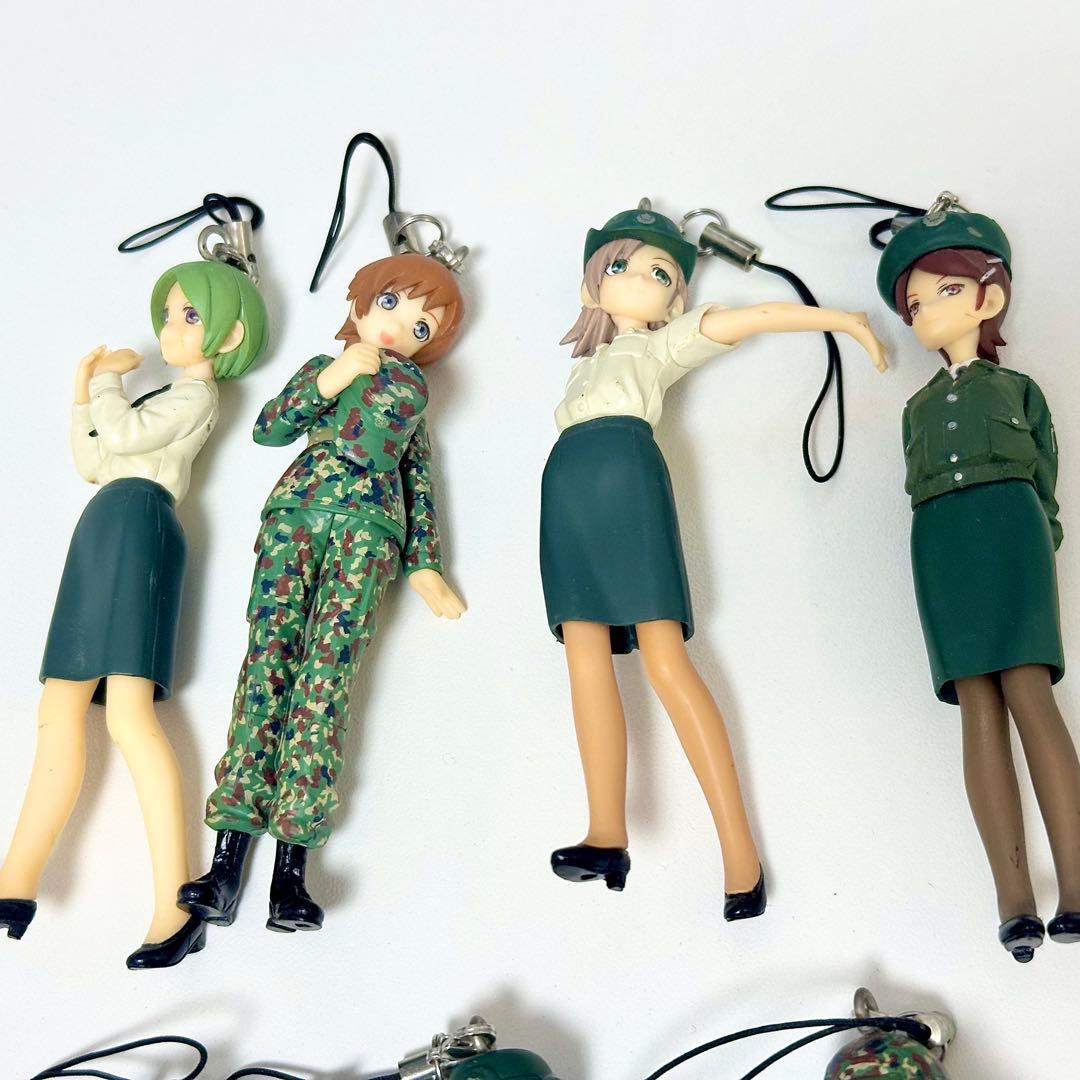 それゆけ女性自衛官 陸上自衛隊 フィギュア ストラップ まとめ売り