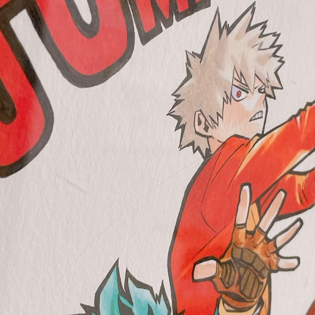 僕のヒーローアカデミア WJ50周年記念描きおろしイラスト 限定 高級複製原画
