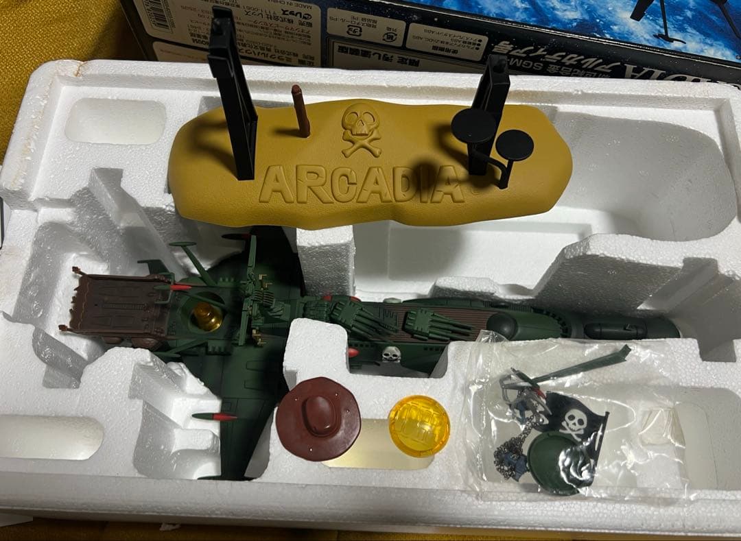 【開封】新世紀合金 SGM-01 アルカディア号 (限定 汚し塗装版)