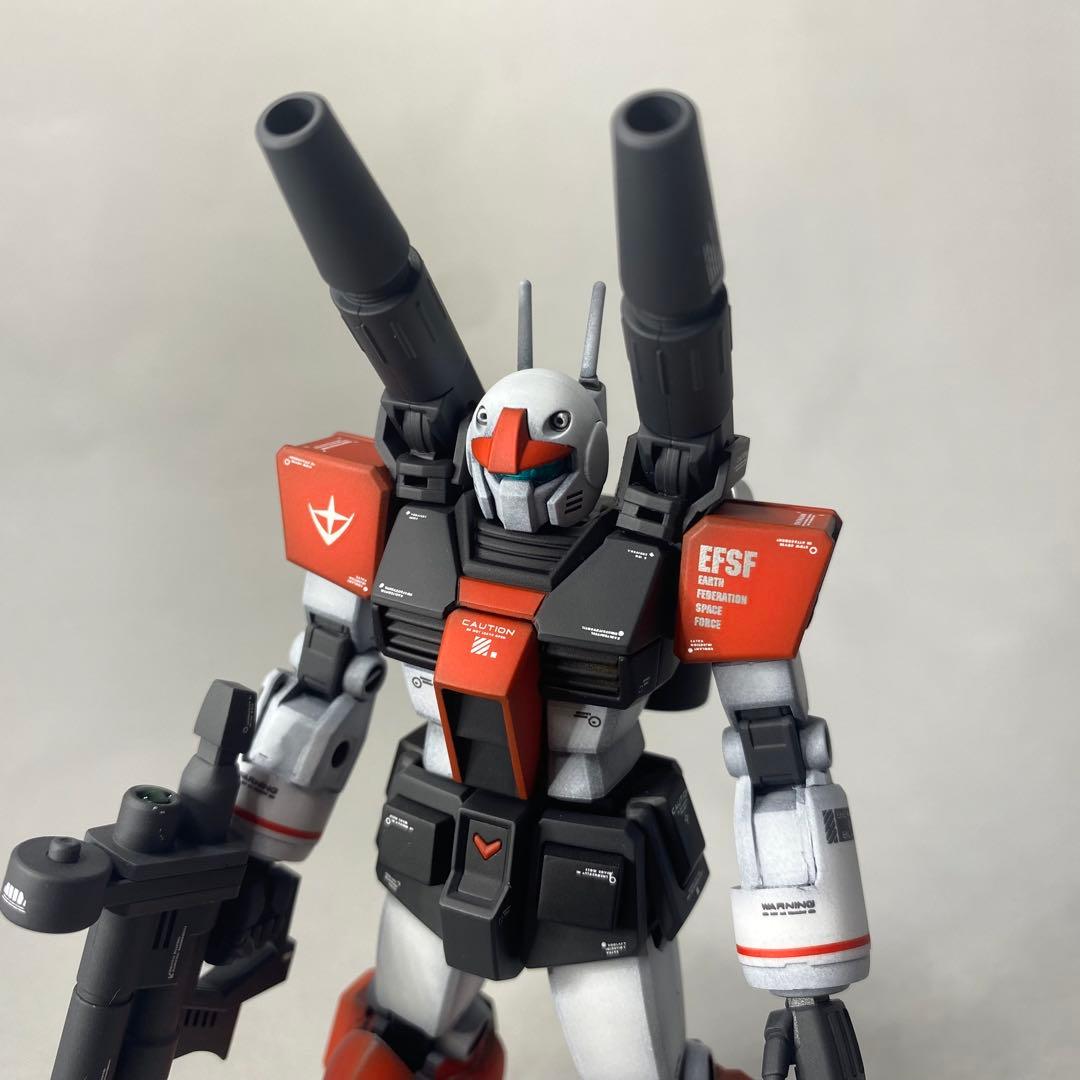 HG プロトタイプジムキャノン　全塗装　完成品　ガンプラ　塗装済