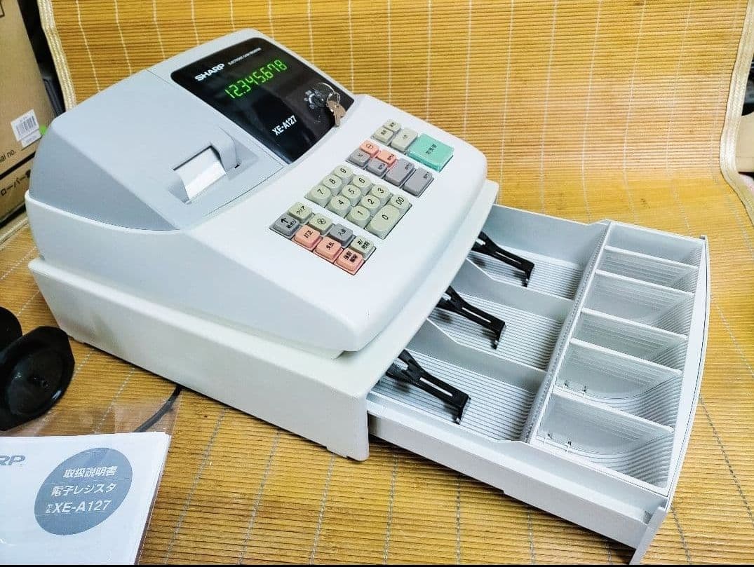 シャープレジスター　XE-A127　簡単便利特殊　送料込　333533