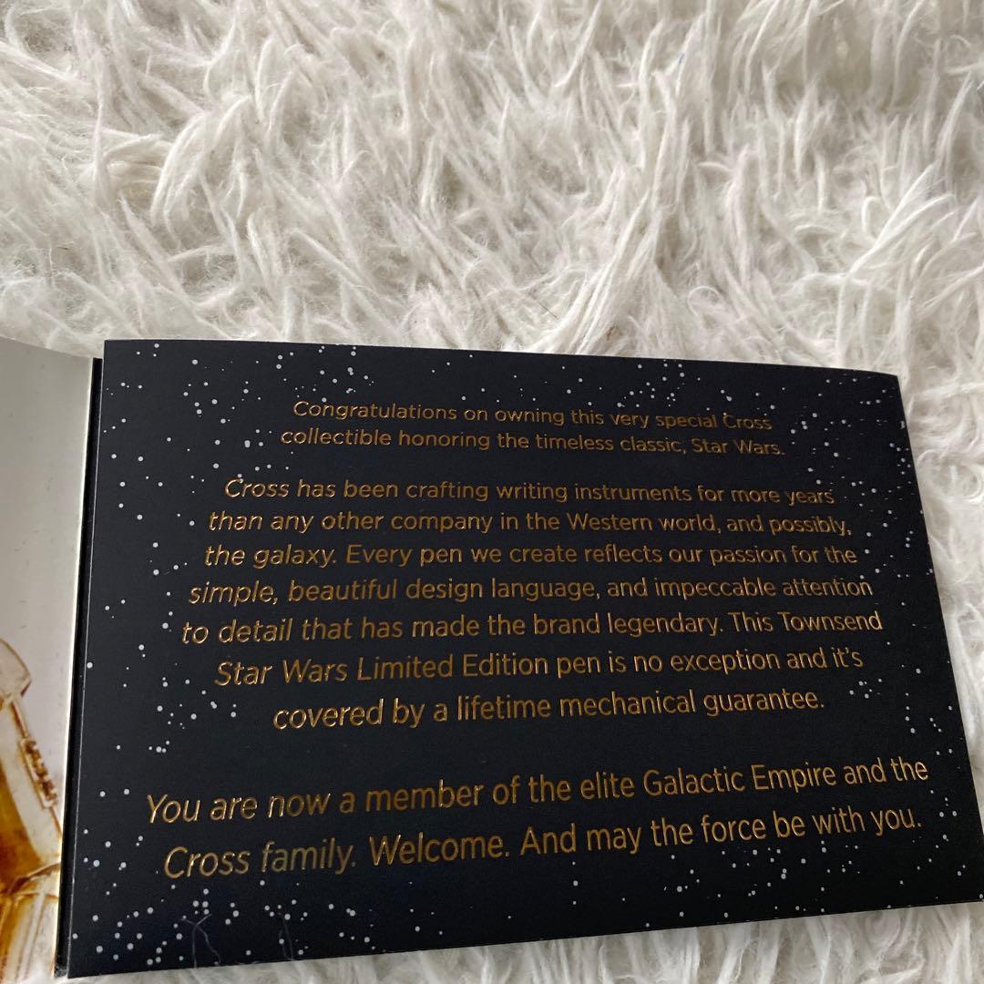 CROSS　【限定品】スター・ウォーズ　ボールペン　ゴールド