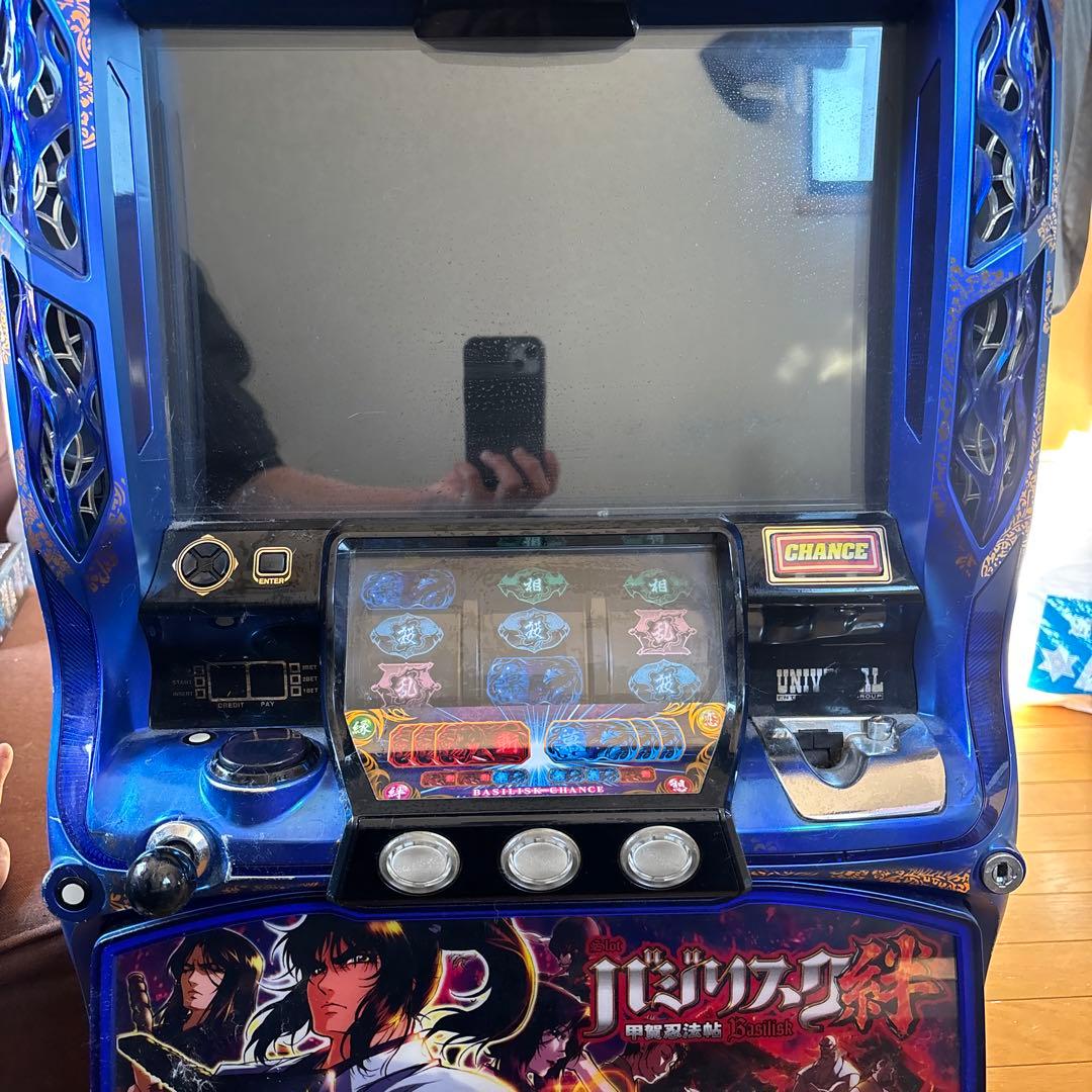 バジリスク絆スロット台 引き渡し限定 メダル不要です！電源入れたらすぐ使えます
