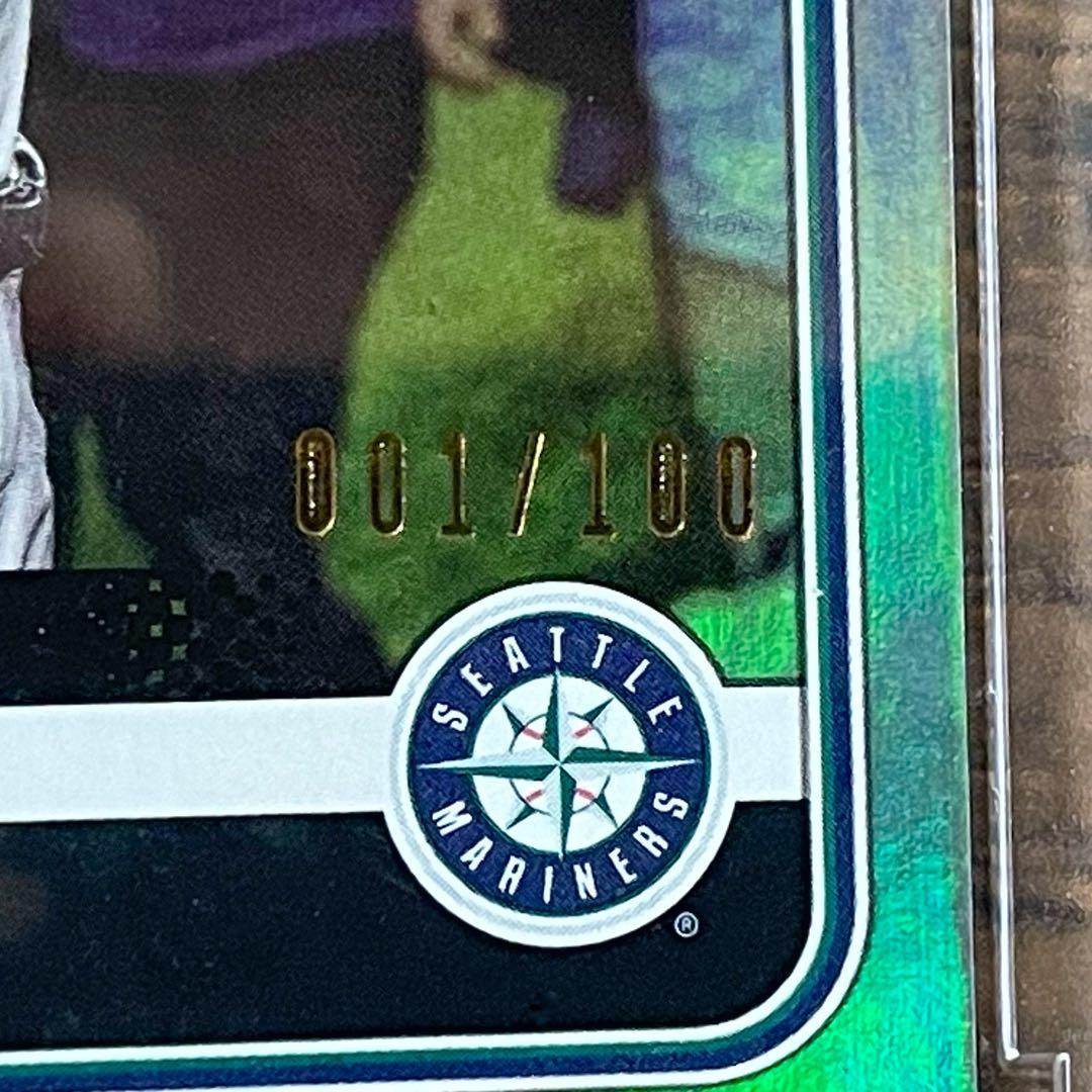 激レア イチロー引退記念カード 001/100 ファーストナンバー レインボー