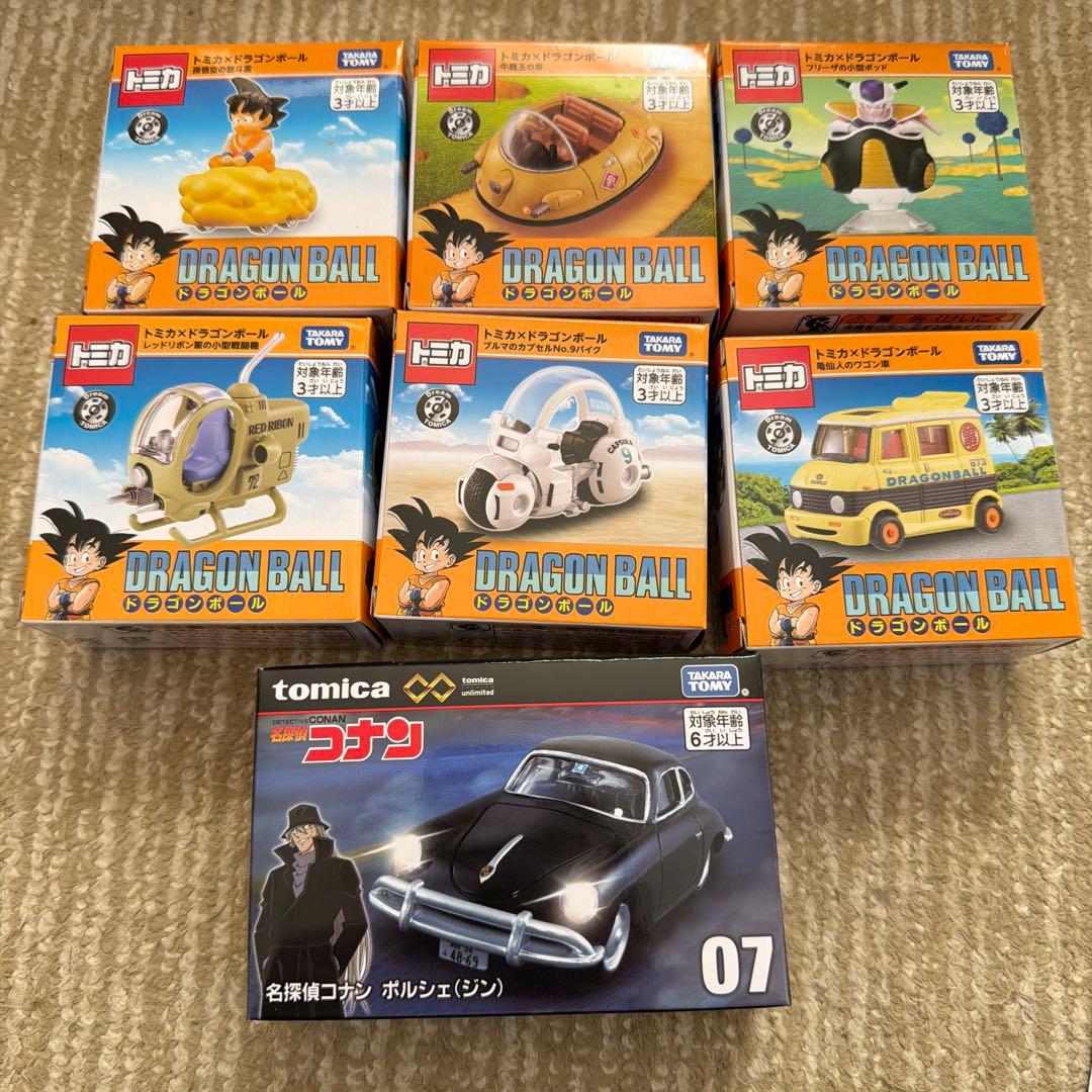 ドリームトミカ トミカ×ドラゴンボール 6台セット ジンの車もセットで　未開封