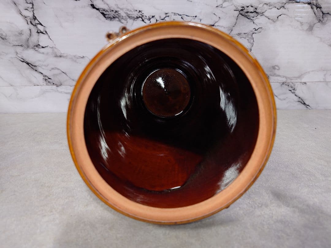 水指　『加藤春永造』『高取釉』『一重口水指』茶道具