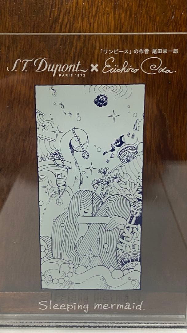 激レア非売品・展示品ライターのデュポン×ワンピース尾田栄一郎のコラボ　スタンド