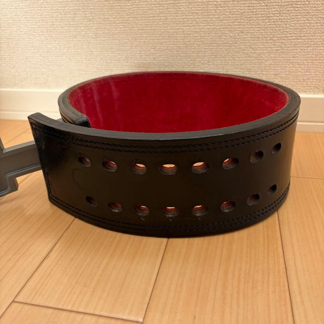 SBD パワーベルト 黒/赤 sサイズ