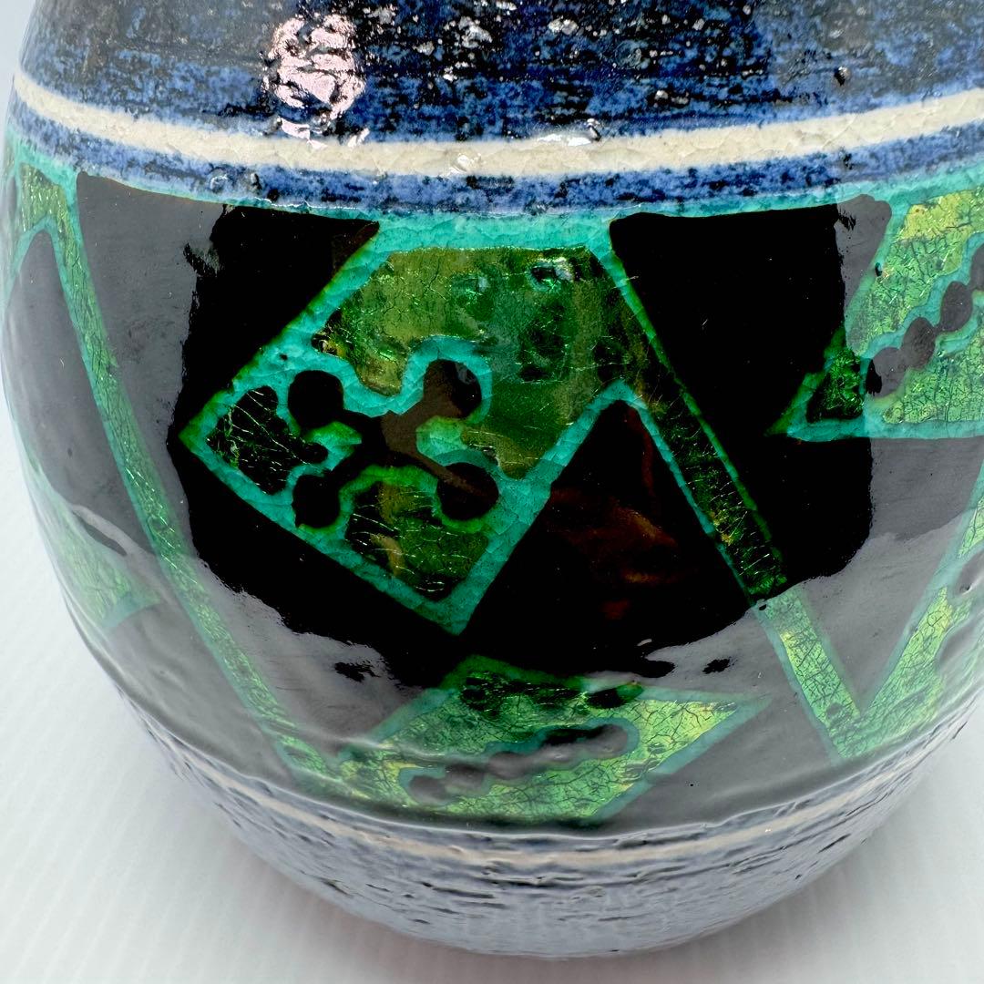 新品 九谷焼 松本佐一 花入 花瓶 名匠 伝統工芸 石川県指定無形文化財保持者