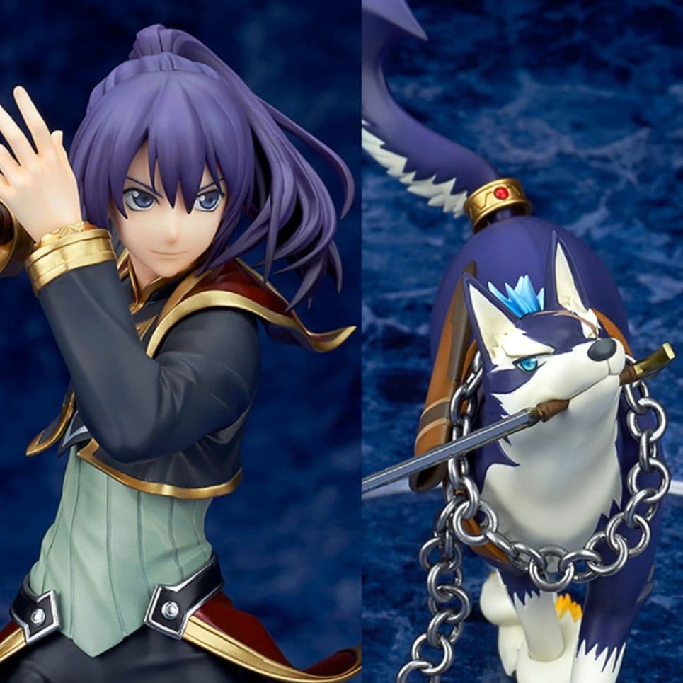 ヴェスペリア　ユーリ・ローウェル　心の中の聖騎士様Ver.＆ラピード　フィギュア