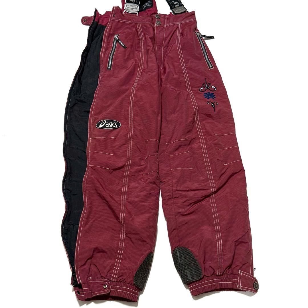 ASICS アシックス ヴィンテージ スキーウェア 上下 LL 90s 日本製
