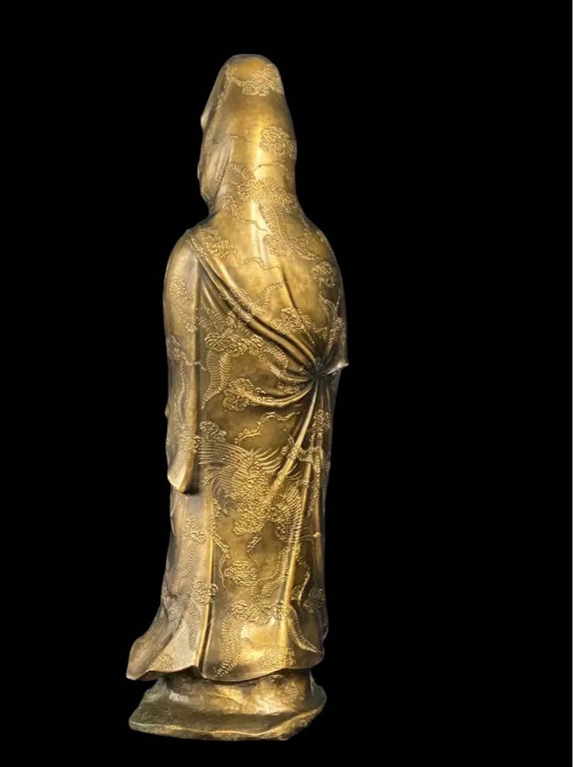 観音様　置物　アンティーク　レトロ　骨董