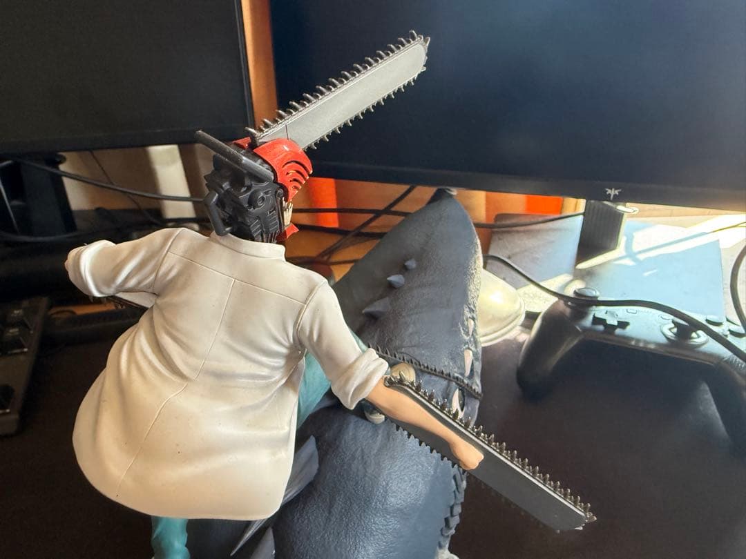 チェンソーマン 一番くじ ラストワン賞 チェンソーマン＆ビームフィギュア