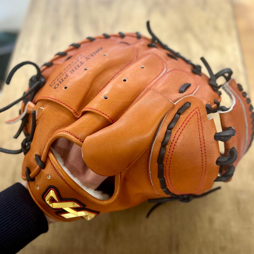 【大特価】ハタケヤマ キャッチャーミット 硬式用 PBW-M02 刺繍なし