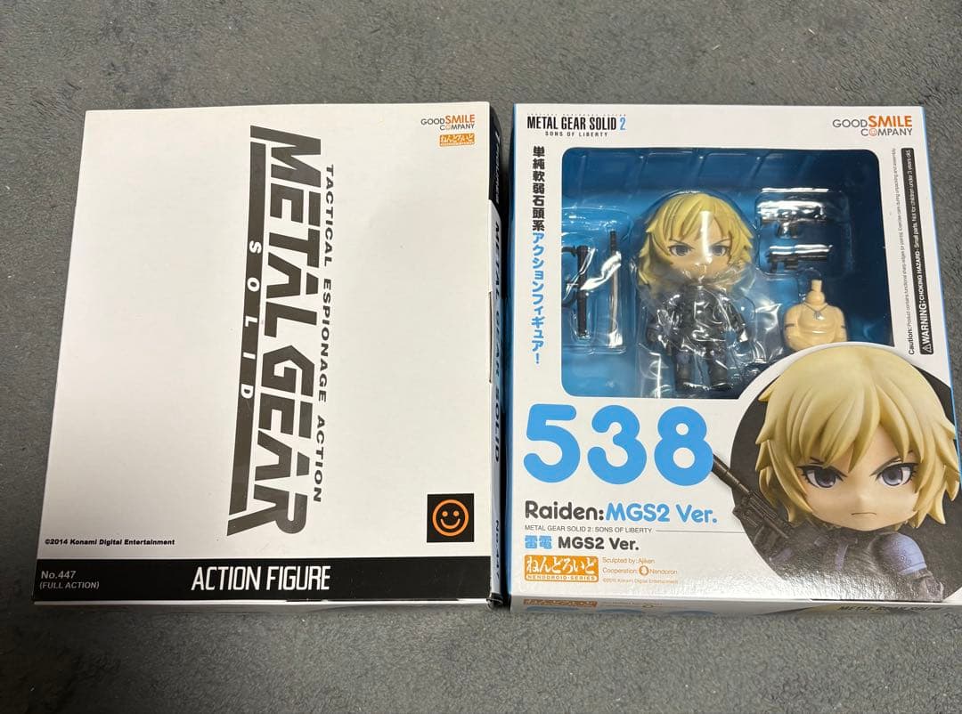 ねんどろいど　ソリッド・スネーク　雷電　メタルギア