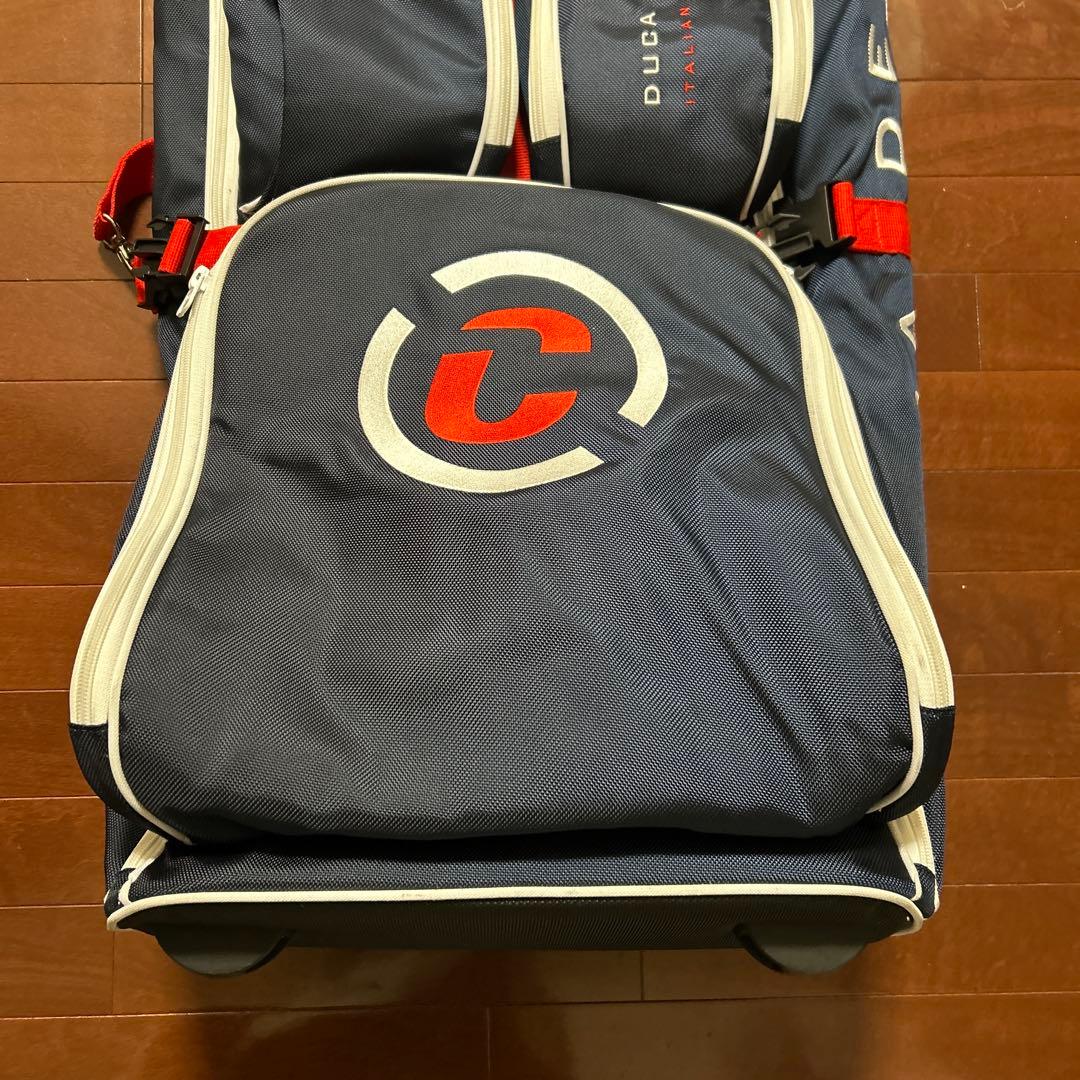 キャスター付ゴルフトラベルバッグ DUCA DEL COSMA キャディバッグ