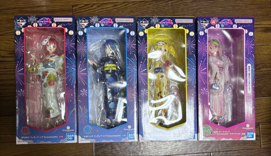 ぼっち・ざ・ろっく！ 一番くじ VOLUME4 フィギュア4体セット　B C D