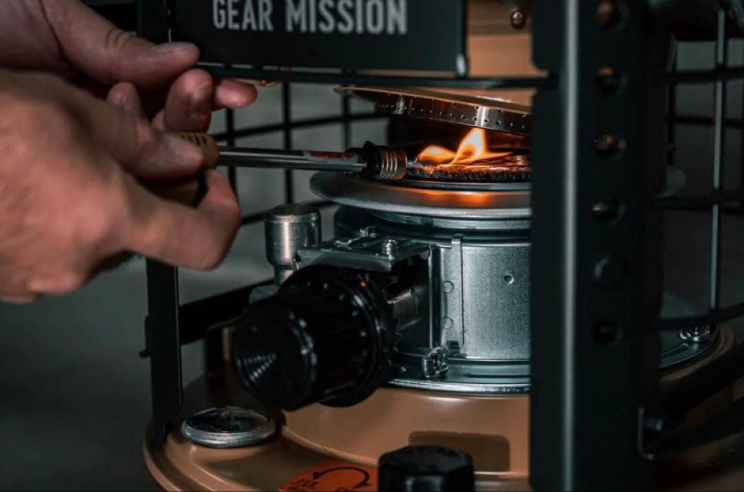 トヨトミ K3-GM1 ギアミッション 石油コンロ オリーブグリーン