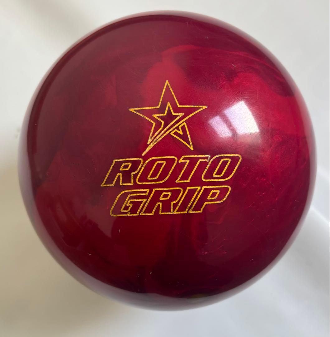 ジェムガーネット ロトグリップ　ボウリングボール 15.2ポンド プラグ済