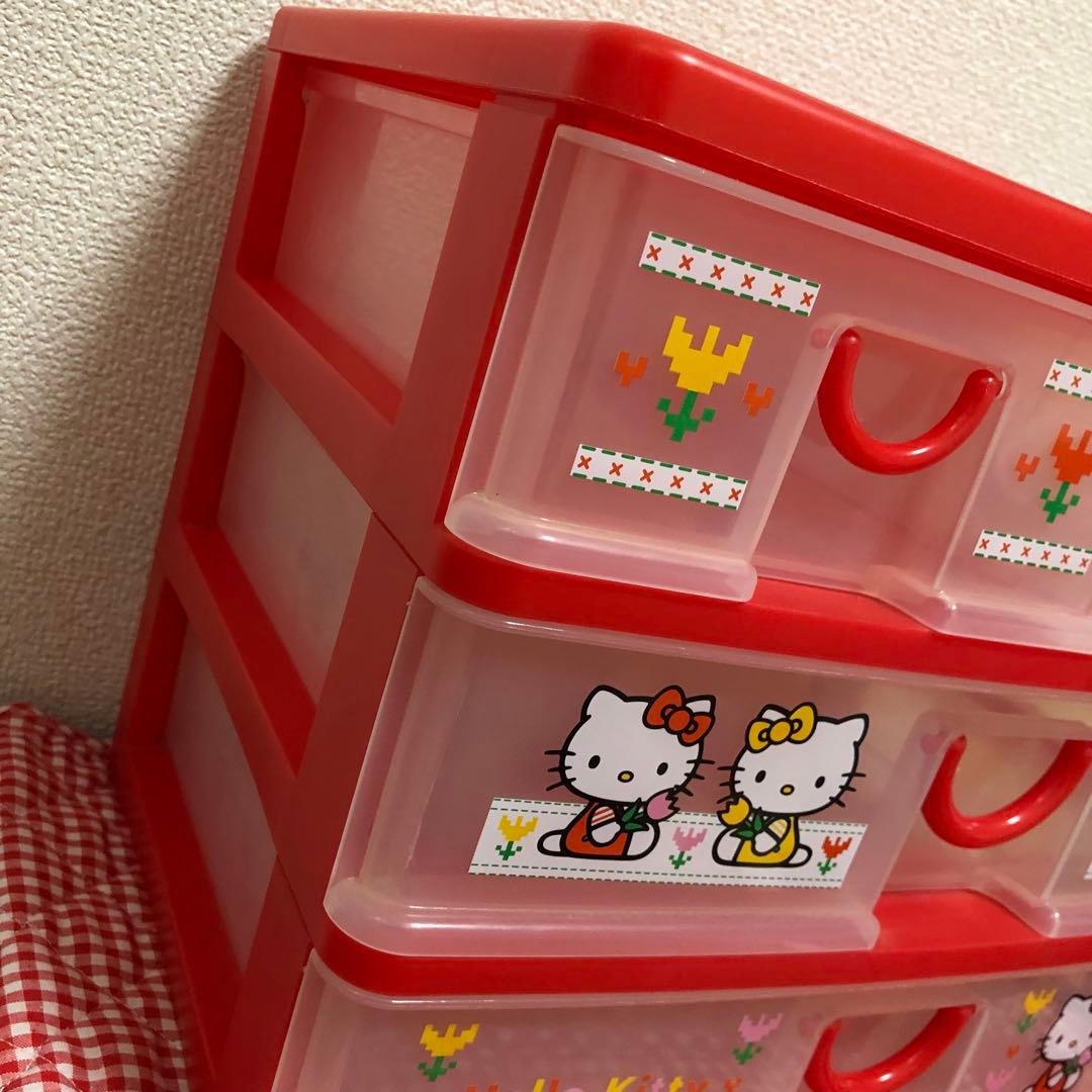 ハローキティ ミニチェスト アンティーク レトロ雑貨