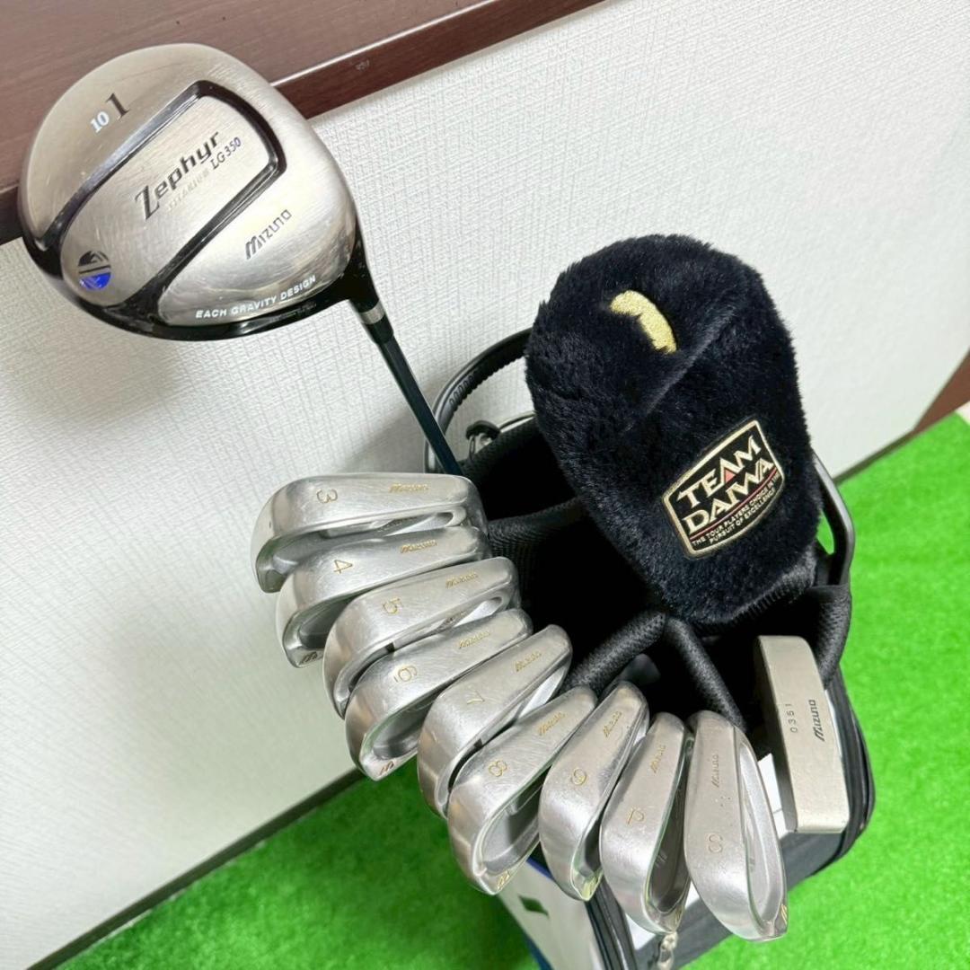 MIZUNO Zephyr メンズゴルフクラブセット 未使用キャディバッグ付き