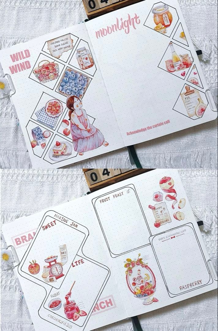 醒醒文创《水果图鉴》海外マスキングテープ　マステ 【2435】