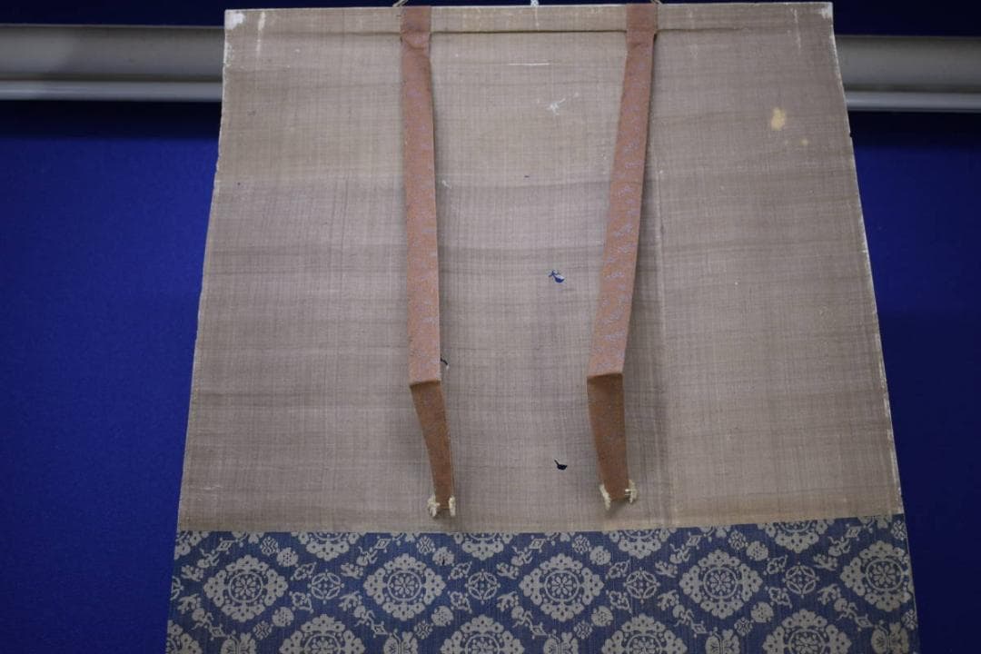 模写/狩野探幽/山水図/布袋屋掛軸HI-317