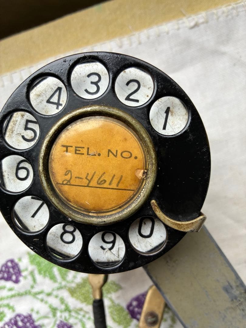 アンティーク　電話機　Werstern Electric 1921年　アメリカ