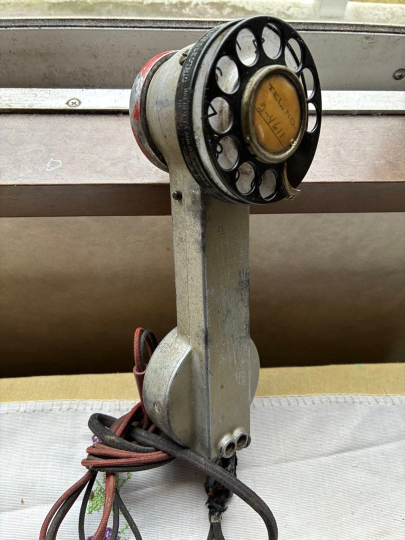 アンティーク　電話機　Werstern Electric 1921年　アメリカ