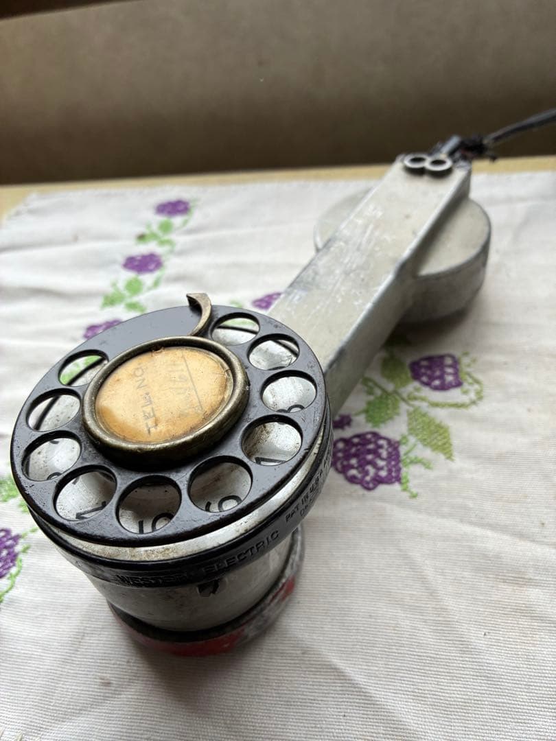 アンティーク　電話機　Werstern Electric 1921年　アメリカ