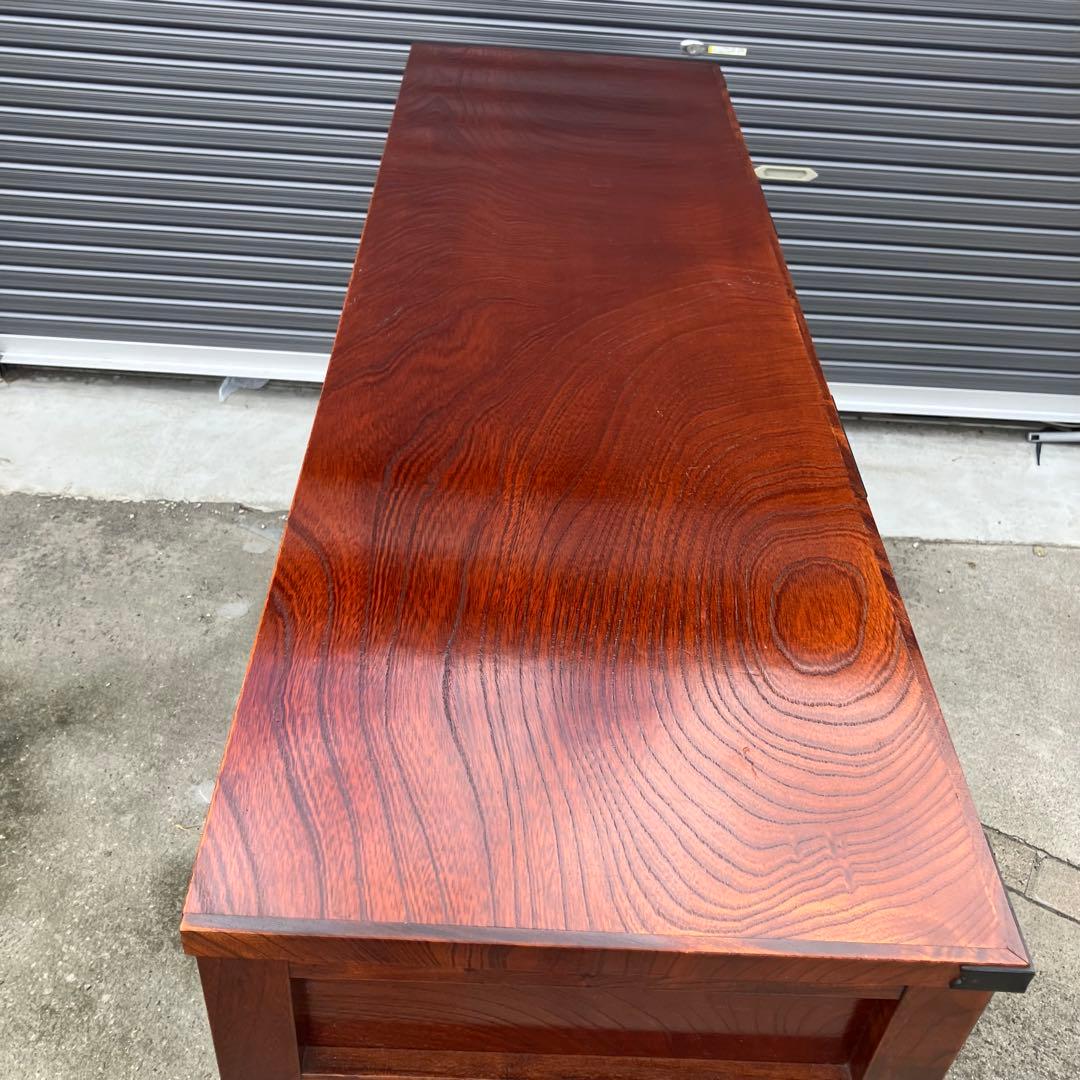 仙台箪笥 伊達箪笥 漆塗り 6段13杯 引き出し 和箪笥 帳場箪笥 サイドボード