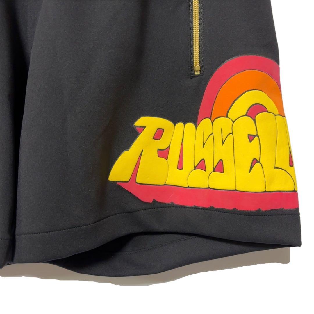 新品 ラッセルノ ゴルフ コブラ ワッペン ショートパンツ ブラック L 5