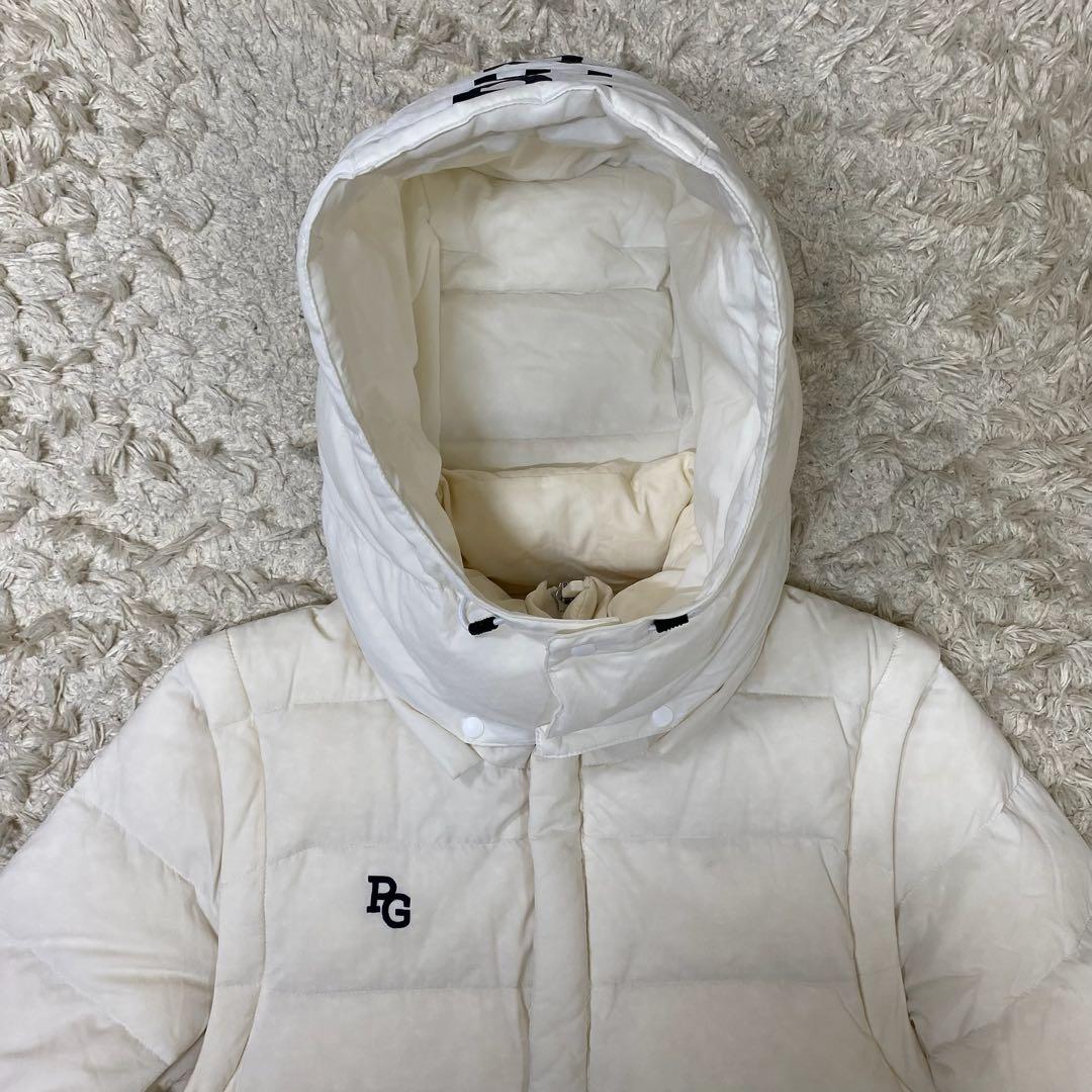 パーリーゲイツ　2way ダウンジャケット　ホワイト　4