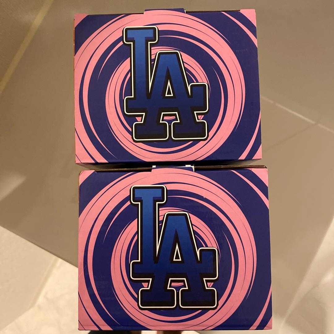 大谷翔平　初　ボブルヘッド　グレー 白　2体セット　ドジャース　2024年　美品