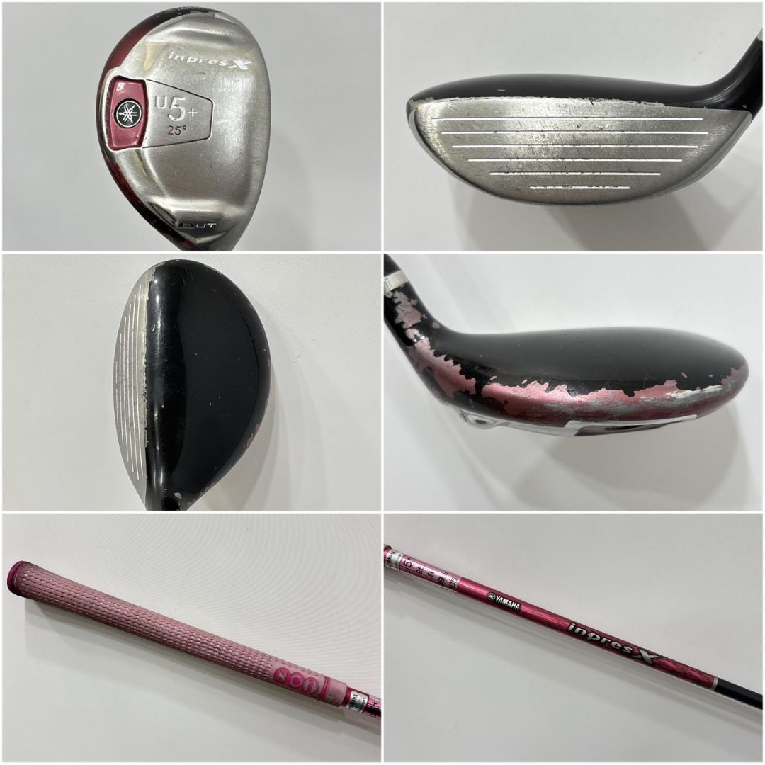 レディース右利き用　インプレス　X　ゴルフクラブセット　W-2341