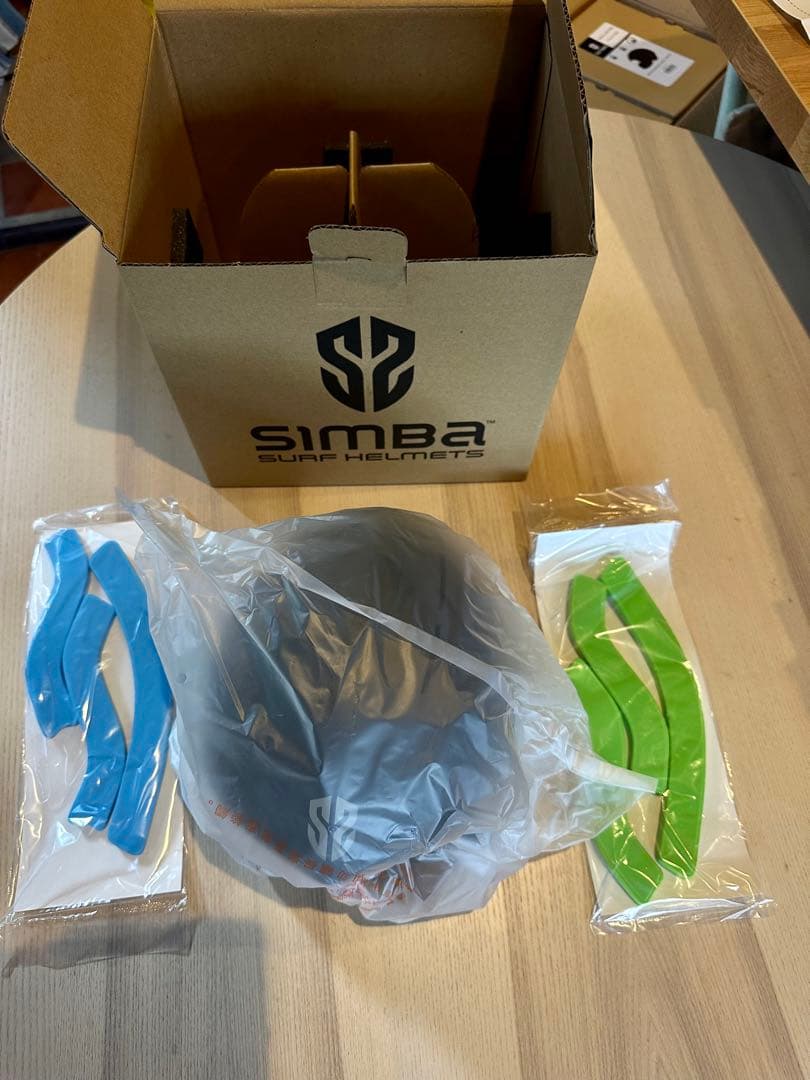 サーフィン・ボディボード Simba surf helmet - Black - Size S