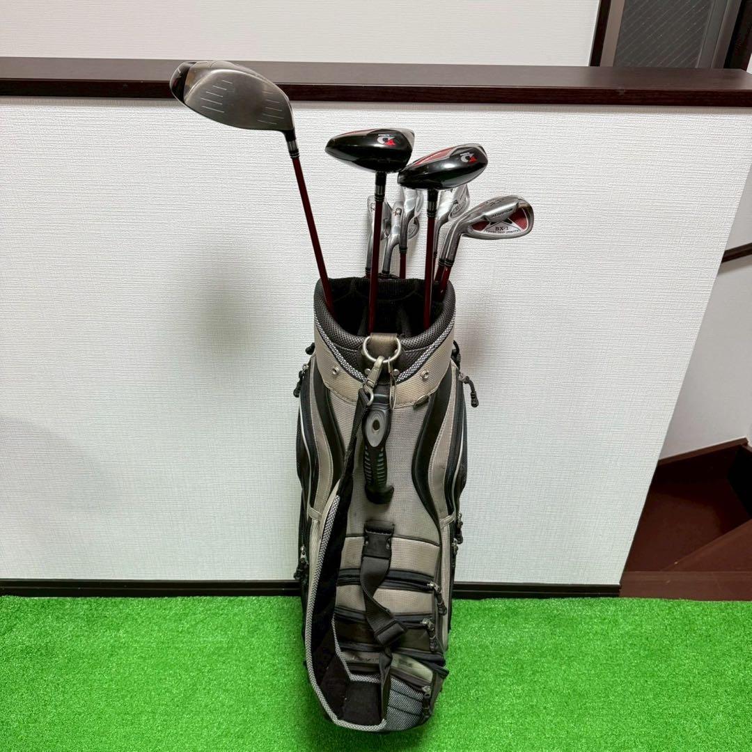 レフティー 左利き ADVISOR ゴルフクラブセット 9本 Sフレックス