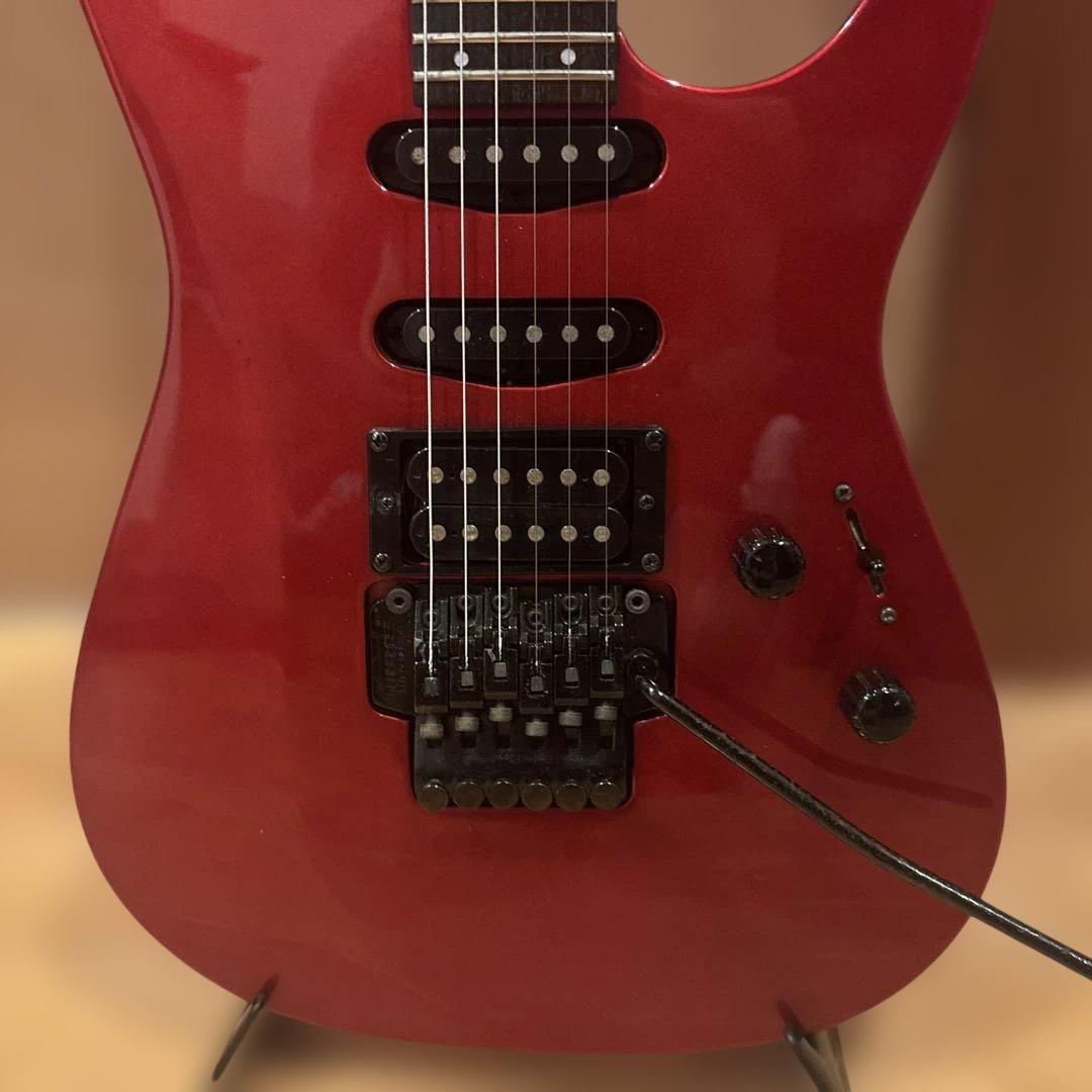 金ロゴ FERNANDES FR-55 アクティブ トレモロアーム・ケース付